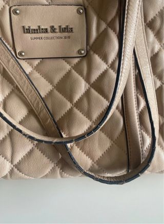 Bolso Bimba y Lola piel rosa pálido