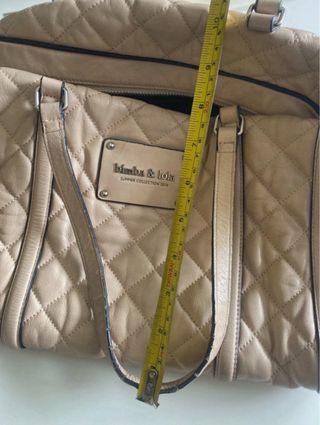 Bolso Bimba y Lola piel rosa pálido