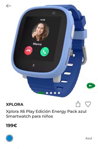 XPLORA X6 Play Edición Energy Pack Azul