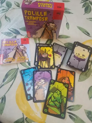 La Polilla Tramposa. Juego de mesa.