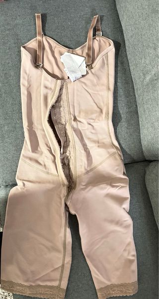 Faja Colombiana Beige Encaje