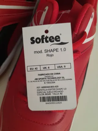 Zapatillas deportivas rojas