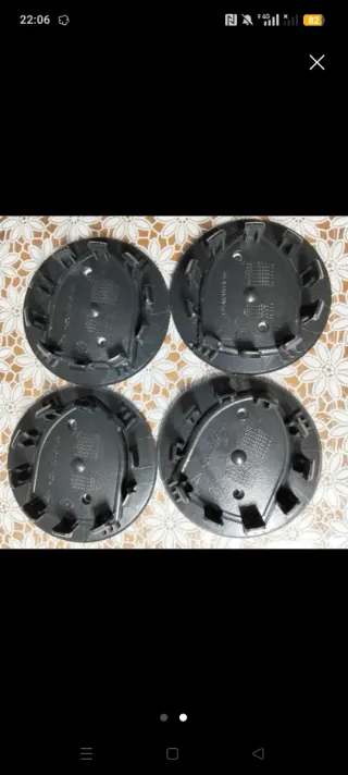 Tapas llanta Porsche 76mm Gris (4 uds)