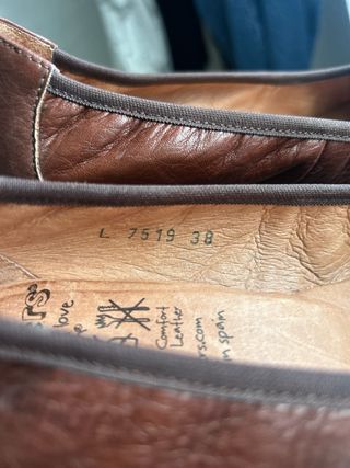 Zapatos Wonders piel tacón talla 38