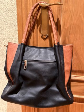 Bolso CH Carolina Herrera Negro y Marrón