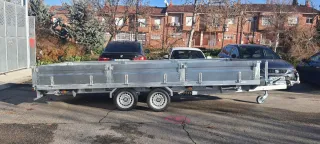 Remolque plataforma 2 ejes 3500 kg