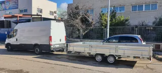 Remolque plataforma 2 ejes 3500 kg