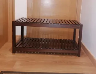 Banco de madera Ikea 2 niveles