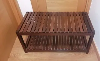 Banco de madera Ikea 2 niveles