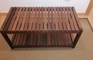 Banco de madera Ikea 2 niveles