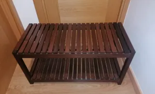 Banco de madera Ikea 2 niveles