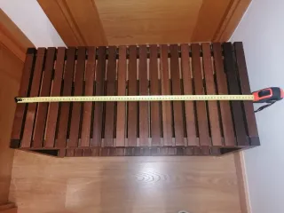 Banco de madera Ikea 2 niveles