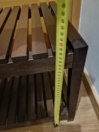 Banco de madera Ikea 2 niveles