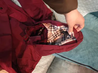 Chubasquero Mujer Rojo Talla XL