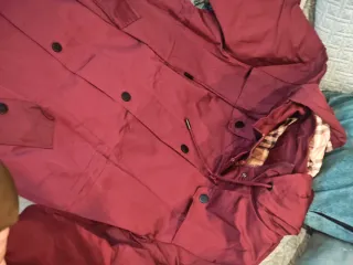 Chubasquero Mujer Rojo Talla XL