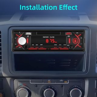 Radio Coche 1DIN Bluetooth USB AUX Manos Libres