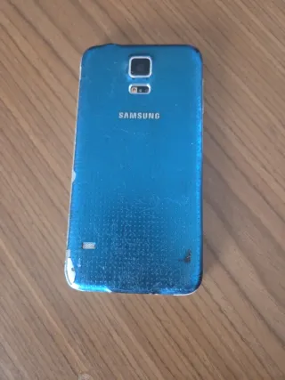Móvil Samsung Negro Roto