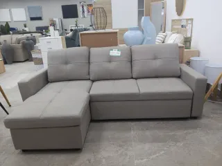 Sofá modular beige/negro