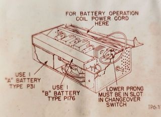 RARO 1958 PHILCO Radio Válvulas Portátil a Pilas