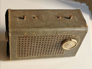 RARO 1958 PHILCO Radio Válvulas Portátil a Pilas