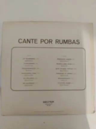 Vinilo LP Cante Por Rumbas