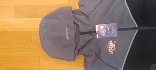 Syna World Sudadera Cremallera Gris/Negro