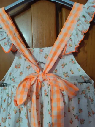 Vestido Boetie floral con volantes, talla 10