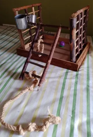 Juguete para pájaros: Accesorios Agapornis/Ninfas