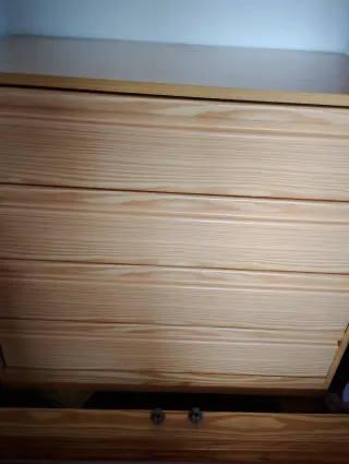 2 Cajoneras de Madera 4 Cajones