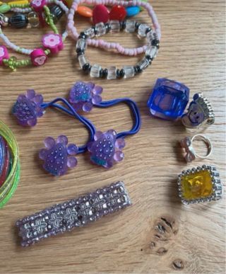 Lote Joyas Accesorios Disfraz Niña