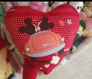 Cuscino a forma di cuore Mickey & Minnie