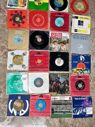 Gran colección vinilos LP + singles.Elvis, Morris,
