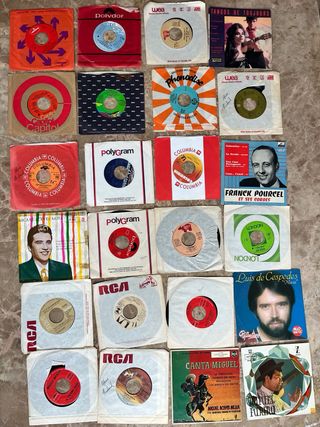 Gran colección vinilos LP + singles.Elvis, Morris,