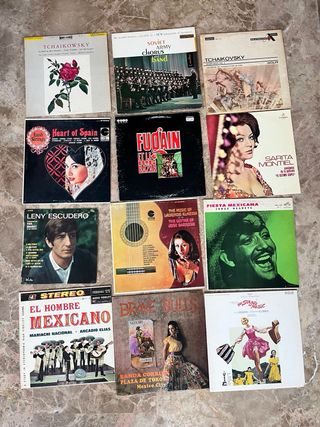 Gran colección vinilos LP + singles.Elvis, Morris,