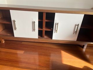 Mueble vintage madera y metal