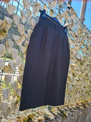 Gonna elegante St Michael nera vintage