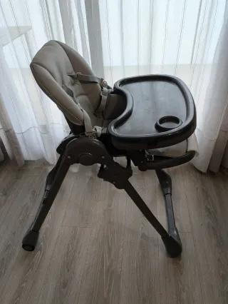 Trona Kinderkraft Tummie Bebé 2 en 1 Gris