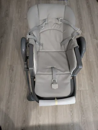 Trona Kinderkraft Tummie Bebé 2 en 1 Gris