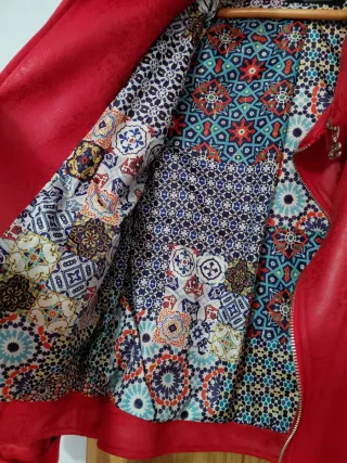 Chaqueta Desigual Roja Talla 40