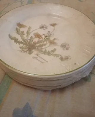 Set di stoviglie 18 pezzi: 6 piatti piani, 6 piatti da dessert e 6 piatti fondi