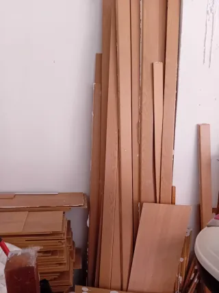 Tarima flotante madera con sus rodantes