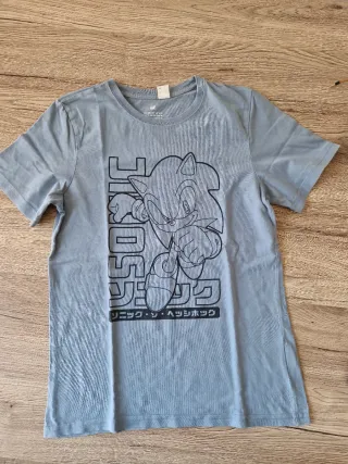 T-shirt Sonic H&M 10/12 anni