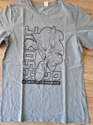 T-shirt Sonic H&M 10/12 anni