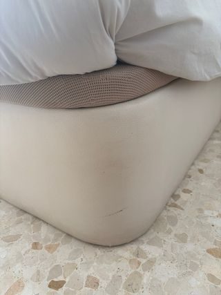 Canapé 135x190cm en polipiel con colchón