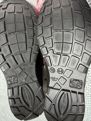 Botas de seguridad FTG negras y amarillas