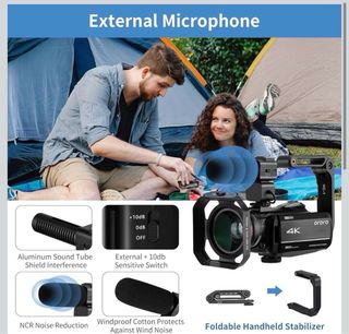 Videocamera 4K 60fps Ordro HC-1