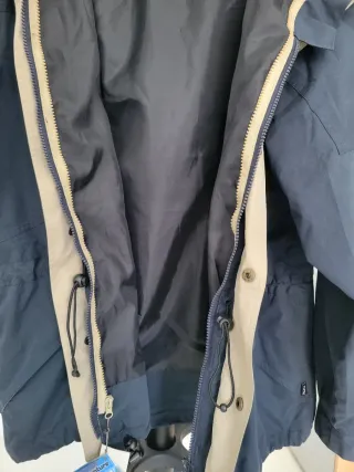 Cortavientos Hombre Talla XL Azul Beige