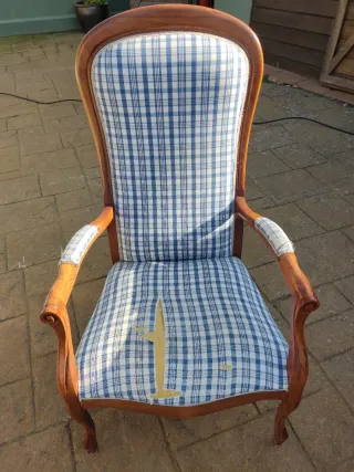 Sillones Voltaire tapizados