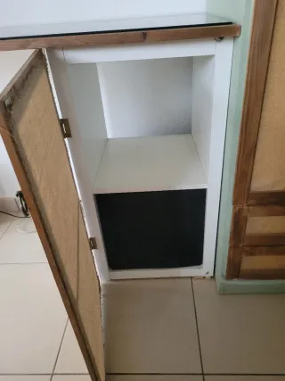 Kallax. Mueble kallax con puerta y tablero