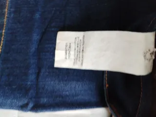 Calças de ganga azuis